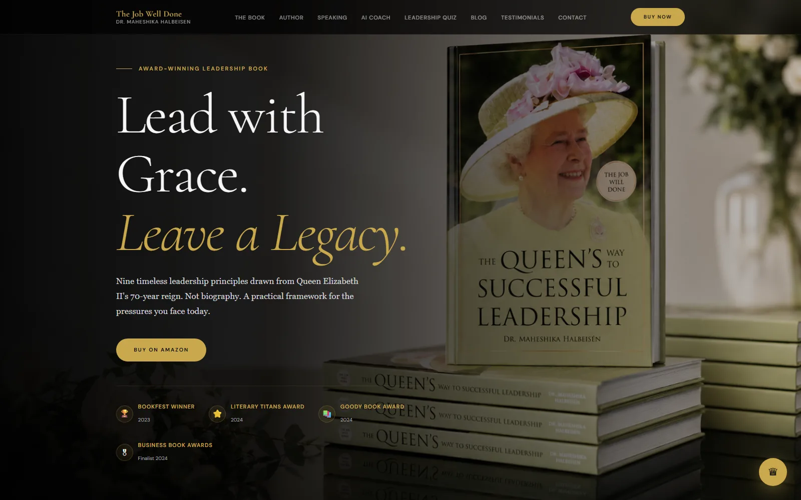The Job Well Done, an author and book platform built by Shika